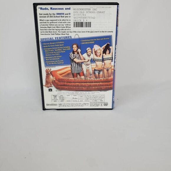 Old School (2003 Film) Comedy [DVD] Will Ferrell - Picture 6 of 6